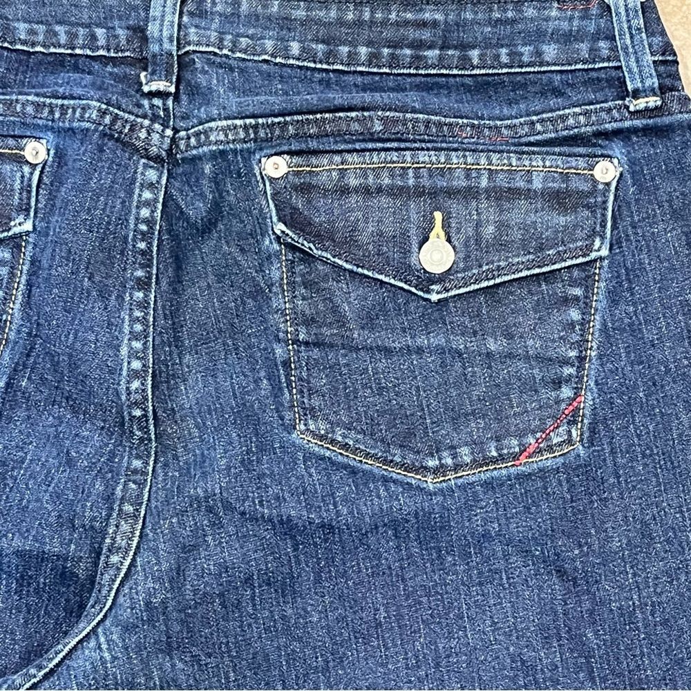 Banana Republic Wide Leg Jeans Urban Stretch Medium Wash Mid Rise Blue Denim - Picture 9 of 13